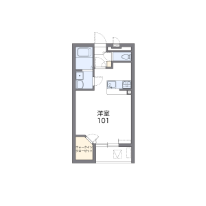 1K Mansion in Minamikase - Kawasaki-shi Saiwai-ku Floorplan