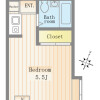 1R Apartment to Rent in Katsushika-ku Floorplan
