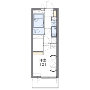 1K Mansion in Shake - Ebina-shi Floorplan