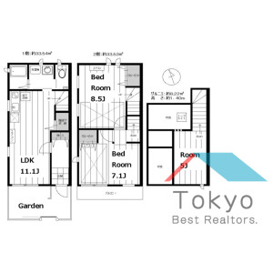 2LDK House in Nogata - Nakano-ku Floorplan