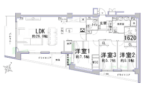 3LDK {building type} in Higashi - Shibuya-ku