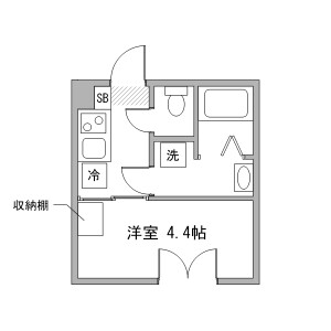 1K Apartment in Motoyoyogicho - Shibuya-ku Floorplan