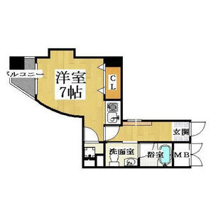 1R Mansion in Shimanochi - Osaka-shi Chuo-ku Floorplan
