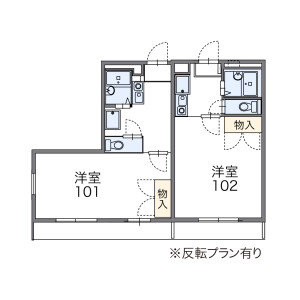 1K Mansion in Honcho - Asaka-shi Floorplan