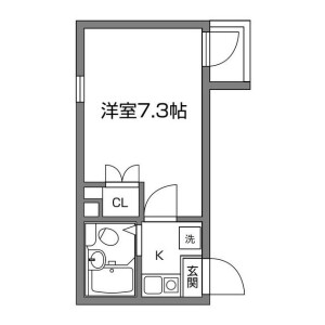 1K Mansion in Takadanobaba - Shinjuku-ku Floorplan
