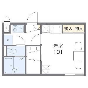 1K Apartment in Horai - Saitama-shi Nishi-ku Floorplan