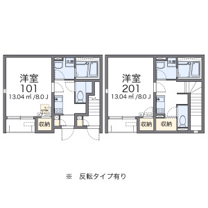 1K Apartment in Shinden - Adachi-ku Floorplan