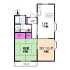 2LDK Apartment to Rent in Kokubunji-shi Floorplan