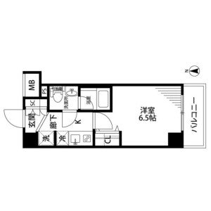 1K Mansion in Kitasenzoku - Ota-ku Floorplan