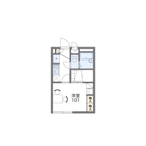 1K Apartment in Ohigashicho - Kyoto-shi Kamigyo-ku Floorplan