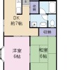 2DK Apartment to Rent in Chiba-shi Chuo-ku Floorplan