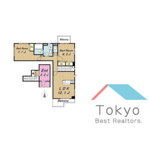 2LDK Mansion in Komaba - Meguro-ku Floorplan