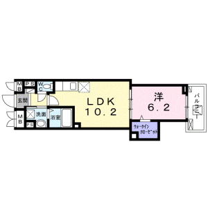 1LDK Mansion in Kameido - Koto-ku Floorplan