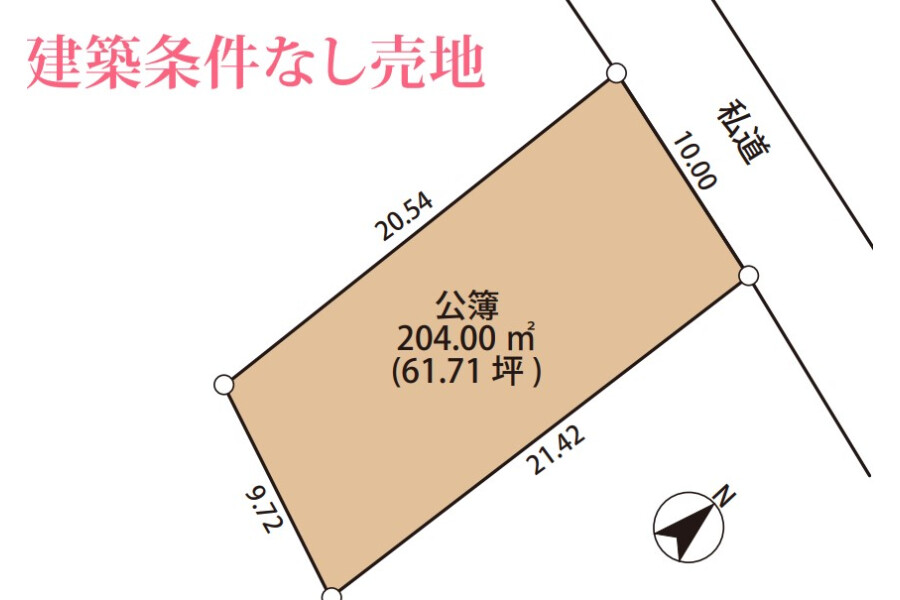  Land only to Buy in Chichibu-gun Yokoze-machi Floorplan