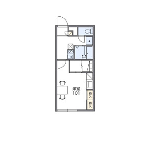 1K Apartment in Minami9-jonishi - Sapporo-shi Chuo-ku Floorplan
