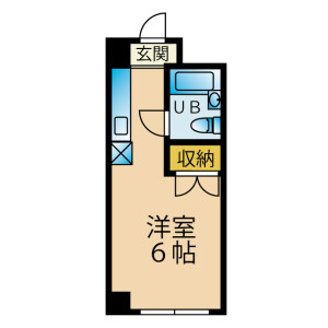 1R Mansion in Myojincho - Hachioji-shi Floorplan