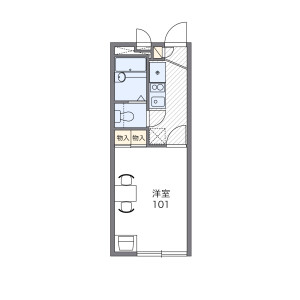 1K Apartment in Jonan - Fujisawa-shi Floorplan