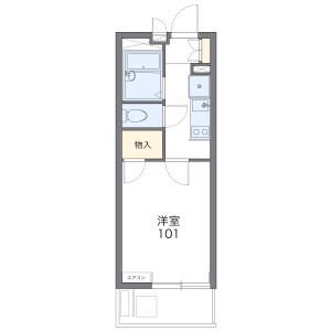 1K Mansion in Minamikaneden - Suita-shi Floorplan