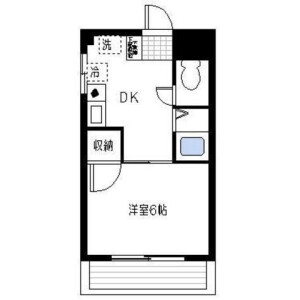 1DK Mansion in Futago - Kawasaki-shi Takatsu-ku Floorplan