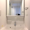 港區出租中的1K公寓大廈 盥洗室