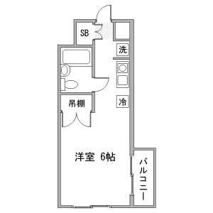 1R Mansion in Minamiotsuka - Toshima-ku Floorplan