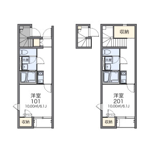 1K Apartment in Tamagawagakuen - Machida-shi Floorplan