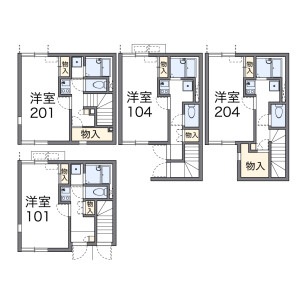 1K Apartment in Ogicho - Odawara-shi Floorplan