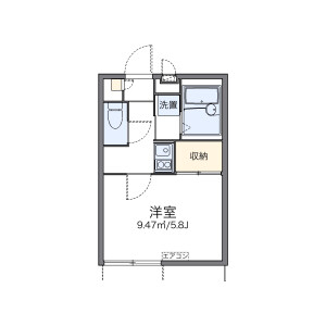 1K Mansion in Rokubancho - Kyoto-shi Kamigyo-ku Floorplan
