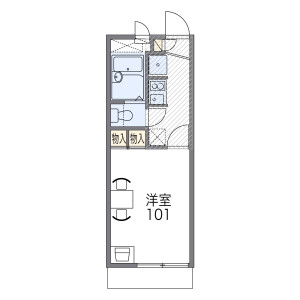 1K Apartment in Nishishoji - Mino-shi Floorplan