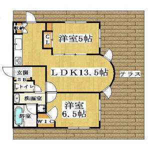 2LDK Mansion in Shimanochi - Osaka-shi Chuo-ku Floorplan