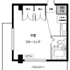 1R Apartment to Rent in Asaka-shi Floorplan