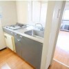 1K Apartment to Rent in Osaka-shi Joto-ku Kitchen