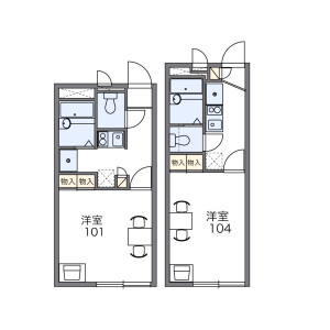 1K Apartment in Doshida - Nerima-ku Floorplan