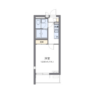 1K Mansion in Higashionaricho - Saitama-shi Kita-ku Floorplan