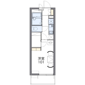 1K Mansion in Kasumoricho - Nagoya-shi Nakamura-ku Floorplan