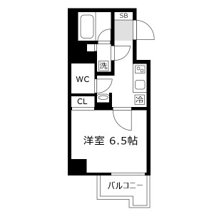 1K Mansion in Omorikita - Ota-ku Floorplan