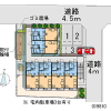 1K アパート 相模原市中央区 配置図