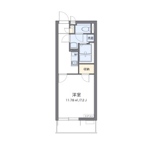 1K Mansion in Miyacho - Kumagaya-shi Floorplan
