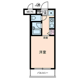 1R Mansion in Masugata - Kawasaki-shi Tama-ku Floorplan