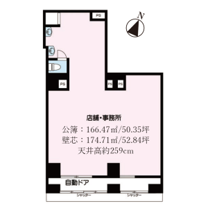Shop {building type} in Kaminarimon - Taito-ku Floorplan