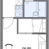1K Apartment to Rent in Kuga-gun Waki-cho Floorplan