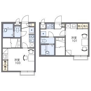 1K Apartment in Asagayaminami - Suginami-ku Floorplan