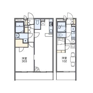 1LDK Mansion in Nishirokugo - Ota-ku Floorplan
