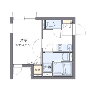 1K Mansion in Nagasaki - Toshima-ku Floorplan