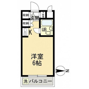 1R Mansion in Minamiogikubo - Suginami-ku Floorplan