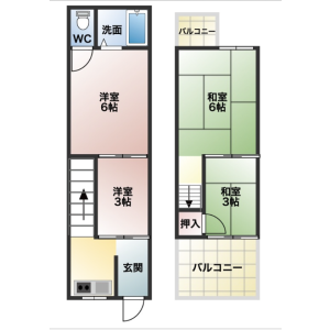4K House in Amami nishi - Matsubara-shi Floorplan