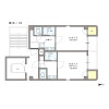 1K Apartment to Rent in Osaka-shi Tennoji-ku Floorplan