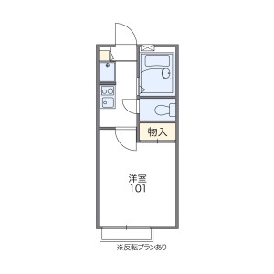 1K Apartment in Ikohoncho - Adachi-ku Floorplan