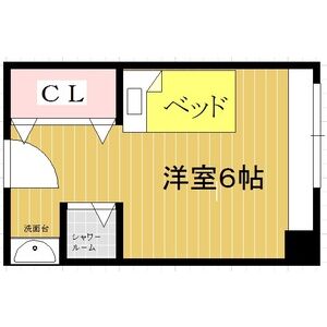 1R Mansion in Higashiyama - Hirakata-shi Floorplan