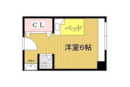 1R Apartment to Rent in Hirakata-shi Floorplan